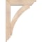 Ekena Millwork Thorton Traditional Smooth Bracket w/ Offset Brace, Douglas Fir, 5 1/2"W x 22"D x 30"H BKT0604X22X30THR01SDF - alternate 2